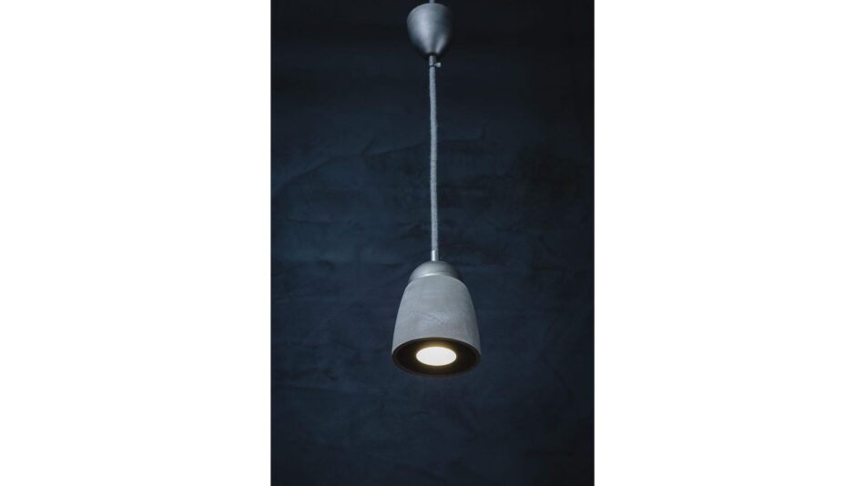 Lampa betonowa wisząca Nebia